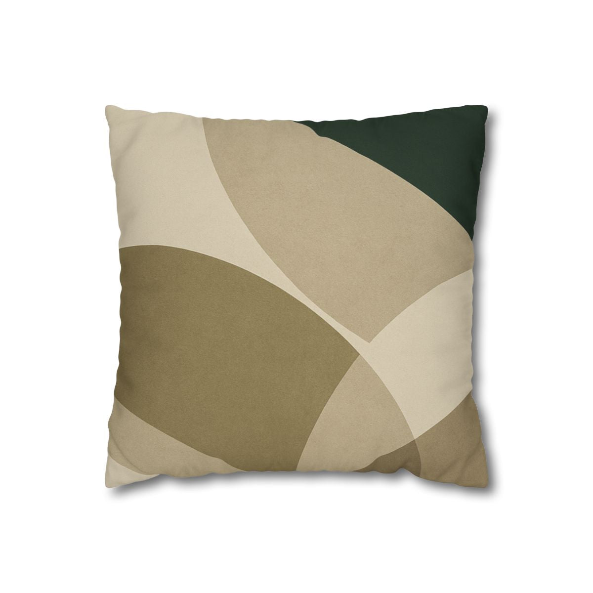 Arc Moss – Decorative Pillow | Minimalist Green Cushion by Aura Luxe Collection